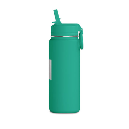 20oz Mini Water Bottle with Straw - Compact Hydration Bottle