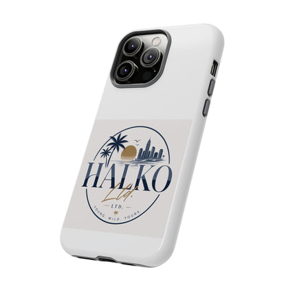 Halko Beach Skyline Phone Case — Sunset Palm Tropical Protective Cover