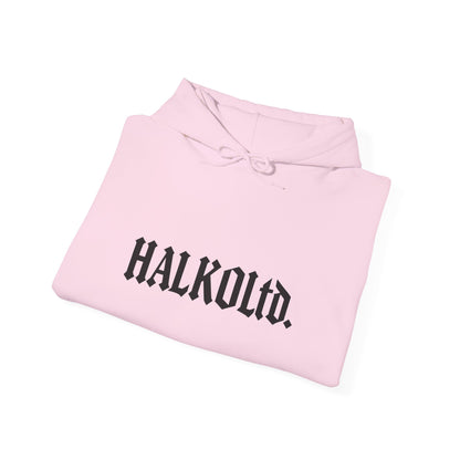 HalkoLtd. Logo Hoodie — Minimal Gothic Streetwear Pullover