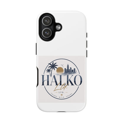 Halko Beach Skyline Phone Case — Sunset Palm Tropical Protective Cover