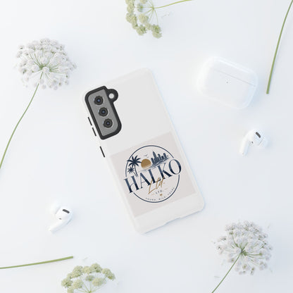 Halko Beach Skyline Phone Case — Sunset Palm Tropical Protective Cover