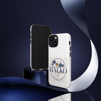 Halko Beach Skyline Phone Case — Sunset Palm Tropical Protective Cover