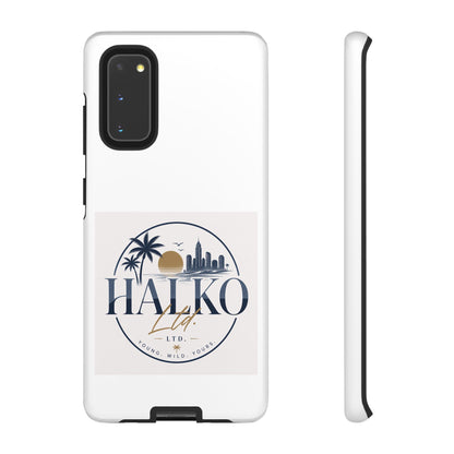 Halko Beach Skyline Phone Case — Sunset Palm Tropical Protective Cover