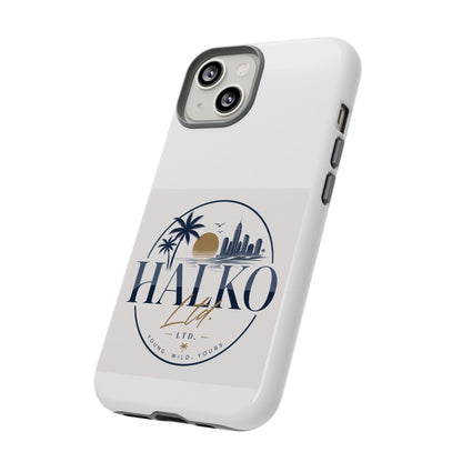 Halko Beach Skyline Phone Case — Sunset Palm Tropical Protective Cover