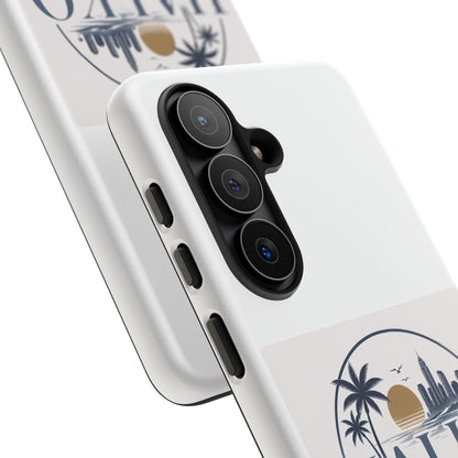 Halko Beach Skyline Phone Case — Sunset Palm Tropical Protective Cover