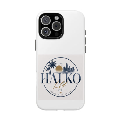 Halko Beach Skyline Phone Case — Sunset Palm Tropical Protective Cover