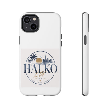Halko Beach Skyline Phone Case — Sunset Palm Tropical Protective Cover