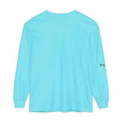 Retro Beach Graphic Long Sleeve T-Shirt — Halko LTD Coastal Sunset Design