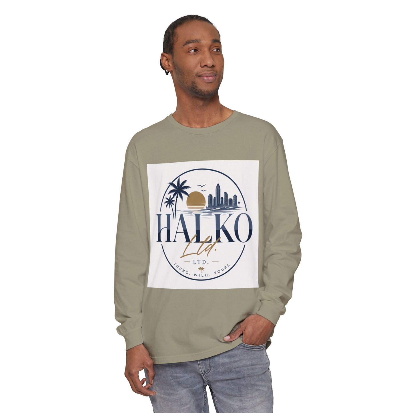 Halko Coastal Logo Long Sleeve Tee