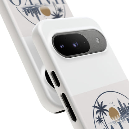 Halko Beach Skyline Phone Case — Sunset Palm Tropical Protective Cover