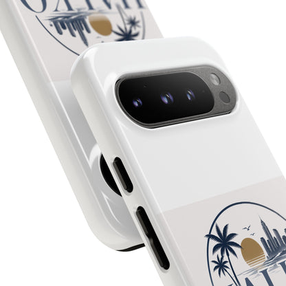 Halko Beach Skyline Phone Case — Sunset Palm Tropical Protective Cover