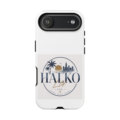 Halko Beach Skyline Phone Case — Sunset Palm Tropical Protective Cover
