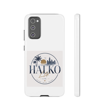 Halko Beach Skyline Phone Case — Sunset Palm Tropical Protective Cover