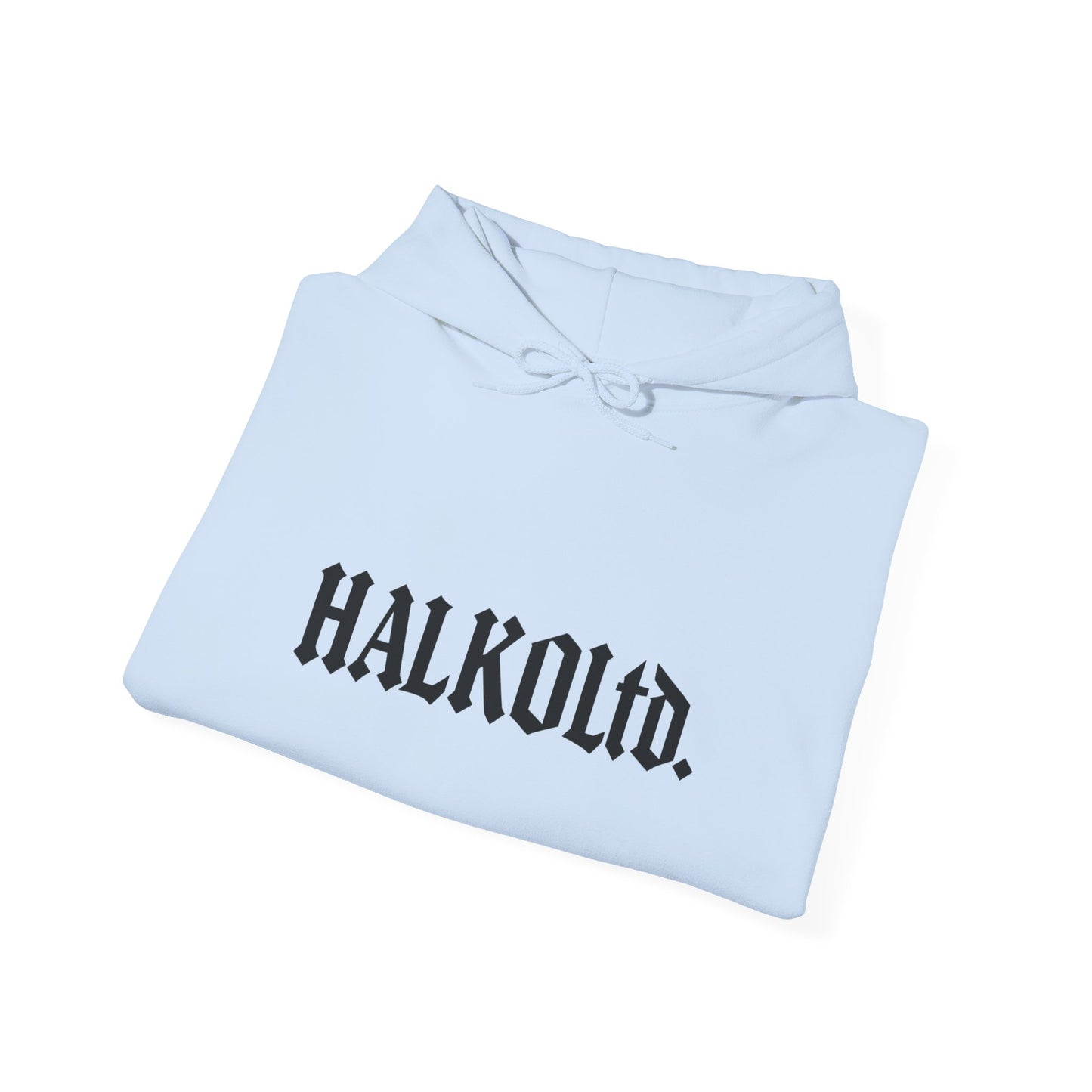 HalkoLtd. Logo Hoodie — Minimal Gothic Streetwear Pullover