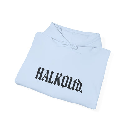 HalkoLtd. Logo Hoodie — Minimal Gothic Streetwear Pullover