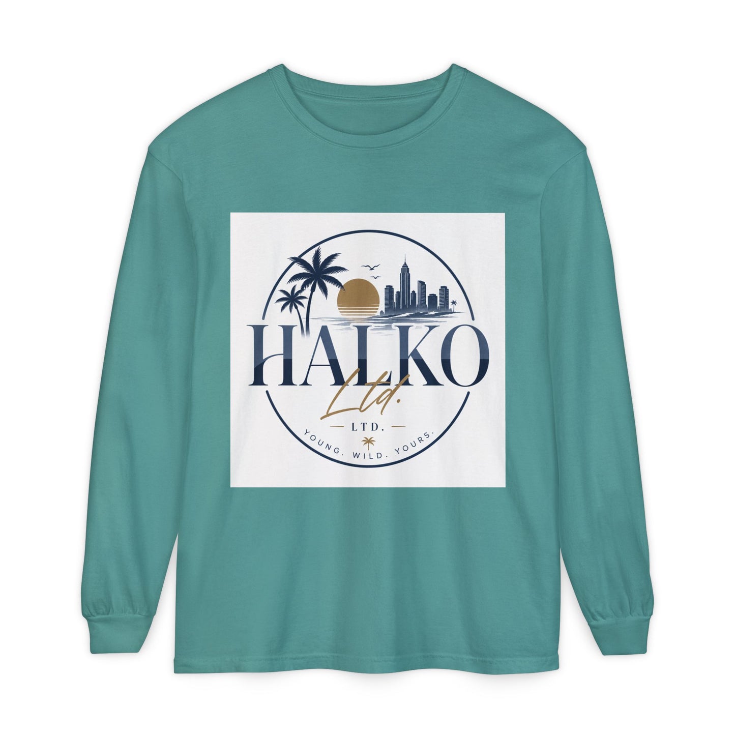 Halko Coastal Logo Long Sleeve Tee