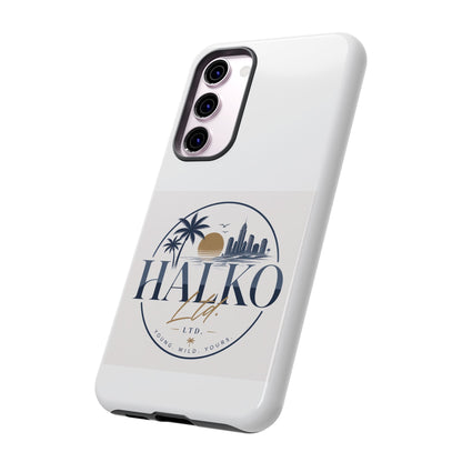 Halko Beach Skyline Phone Case — Sunset Palm Tropical Protective Cover