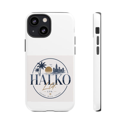 Halko Beach Skyline Phone Case — Sunset Palm Tropical Protective Cover