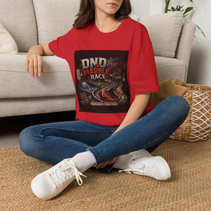 D&D Marble Race T-Shirt — Fantasy Tabletop Gaming Tee