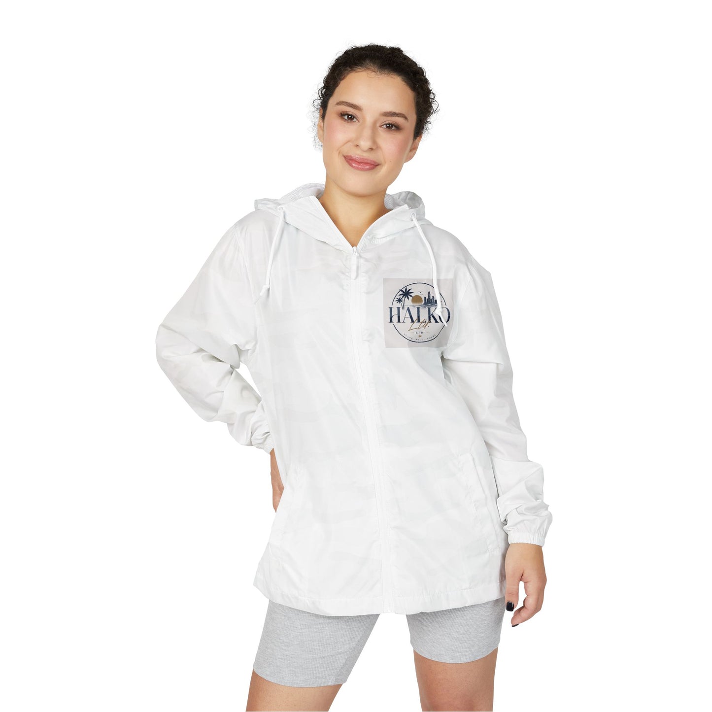 Unisex Full-Zip Windbreaker Jacket