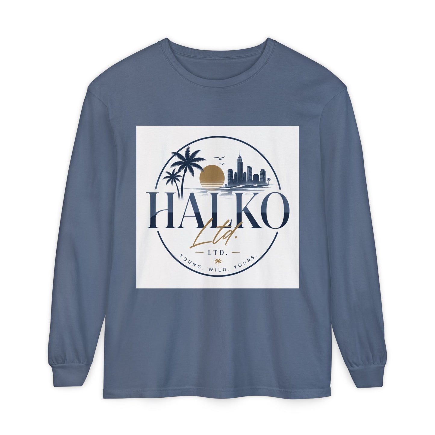 Halko Coastal Logo Long Sleeve Tee