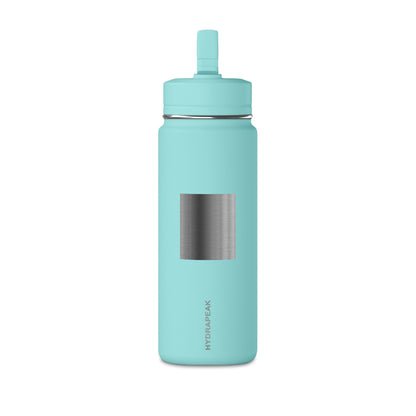 20oz Mini Water Bottle with Straw - Compact Hydration Bottle