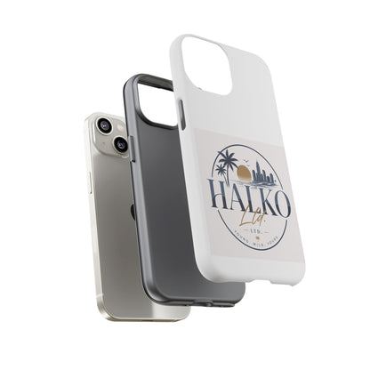 Halko Beach Skyline Phone Case — Sunset Palm Tropical Protective Cover