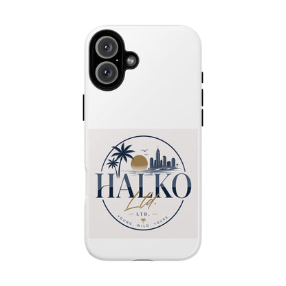 Halko Beach Skyline Phone Case — Sunset Palm Tropical Protective Cover