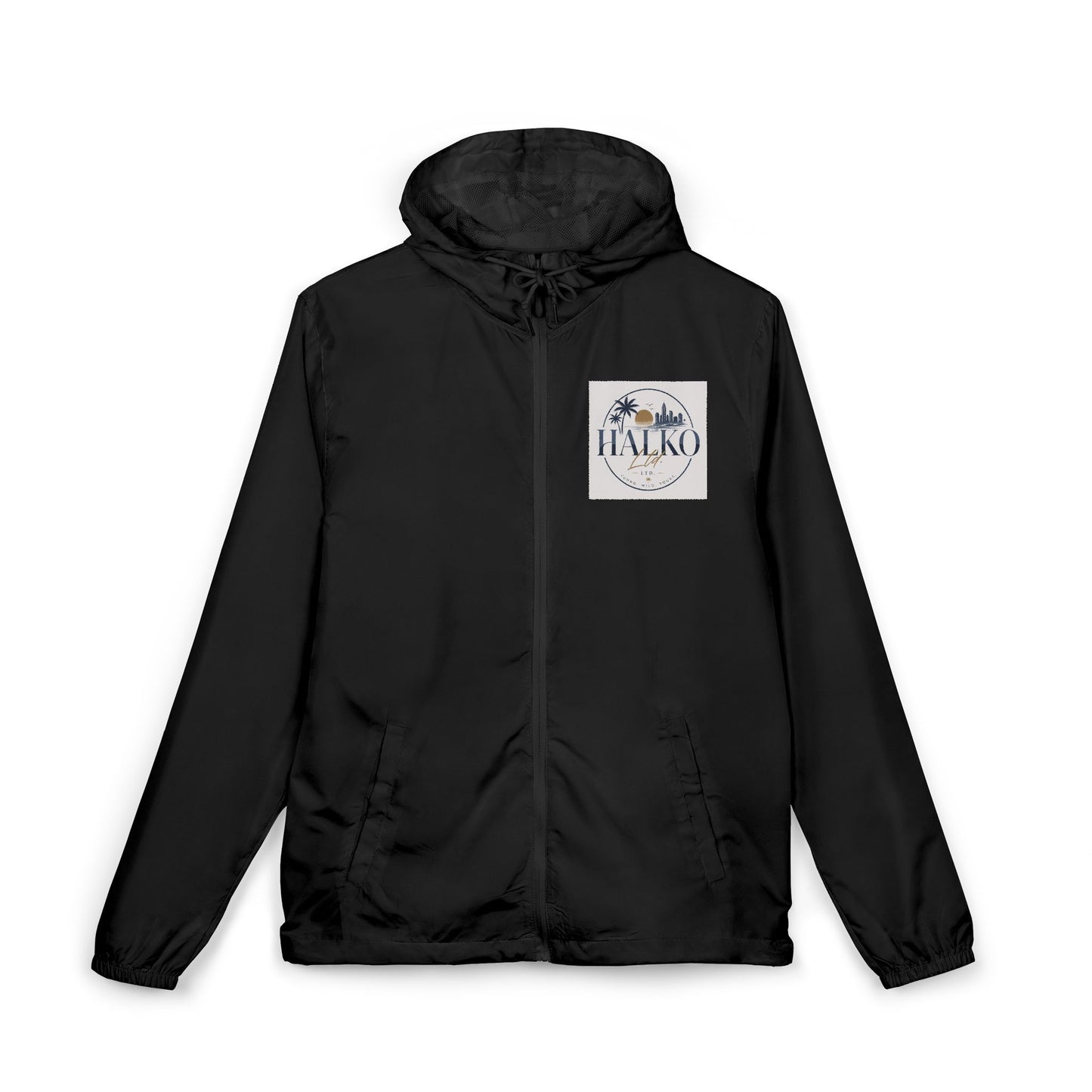 Unisex Full-Zip Windbreaker Jacket