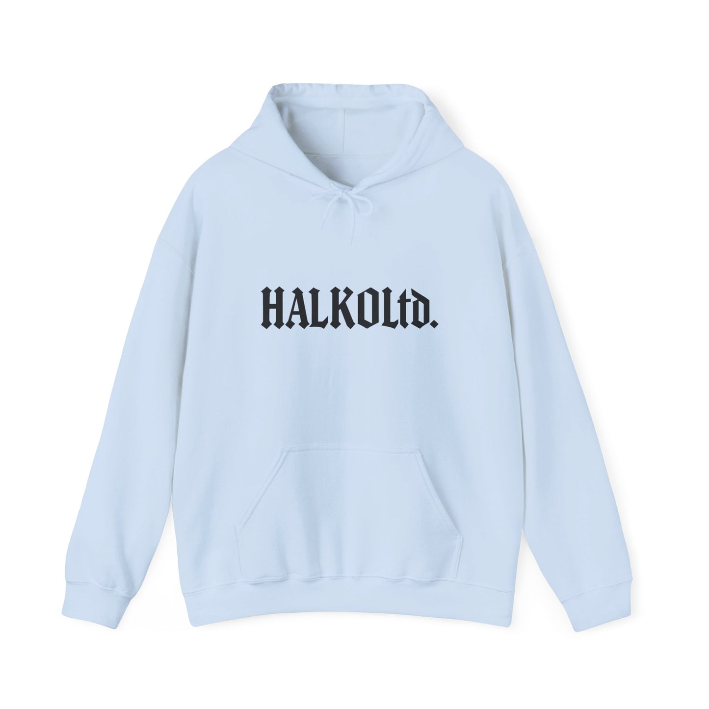 HalkoLtd. Logo Hoodie — Minimal Gothic Streetwear Pullover