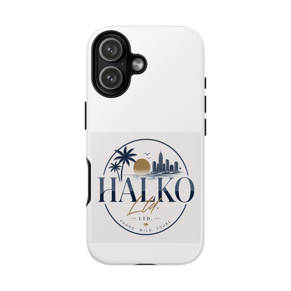 Halko Beach Skyline Phone Case — Sunset Palm Tropical Protective Cover