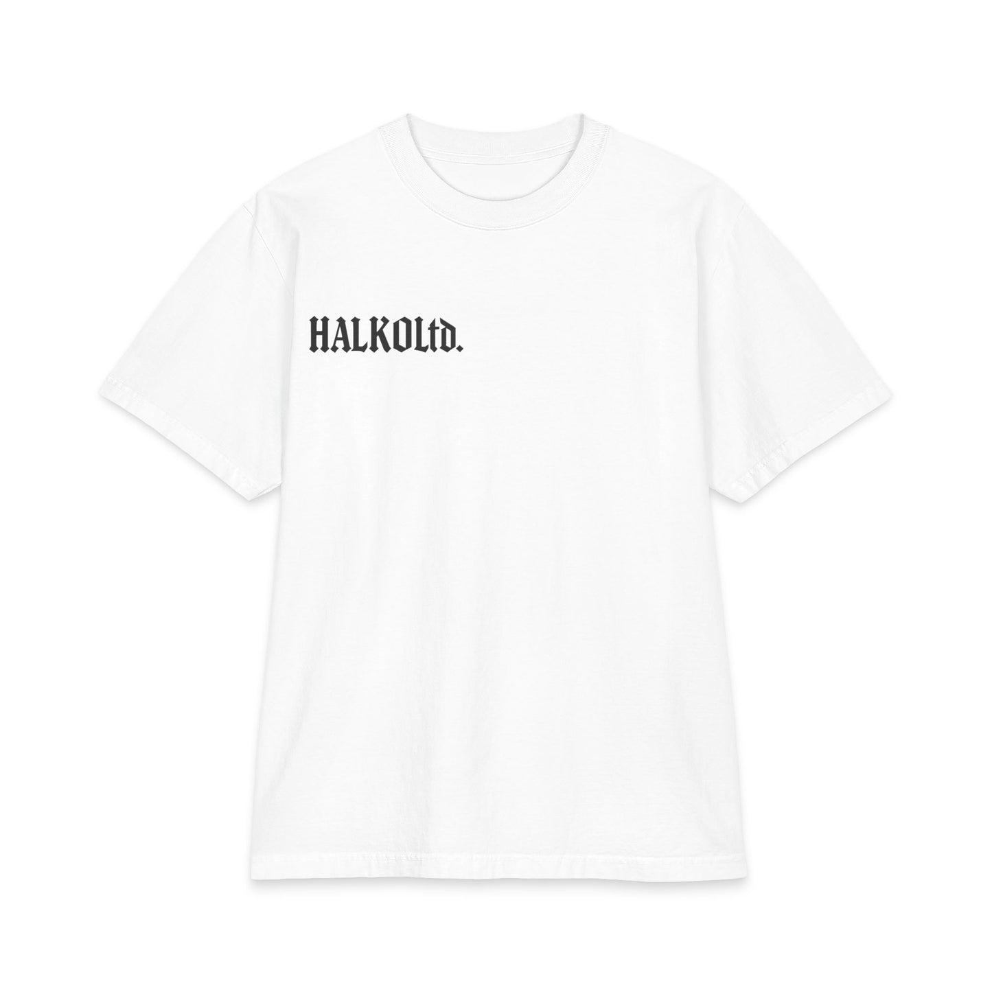Halko Ltd. Logo T-Shirt — Minimalist White Graphic Tee