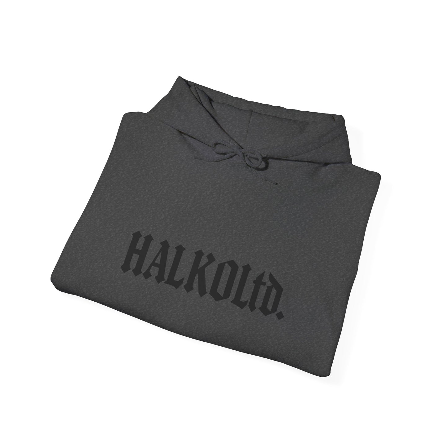 HalkoLtd. Logo Hoodie — Minimal Gothic Streetwear Pullover