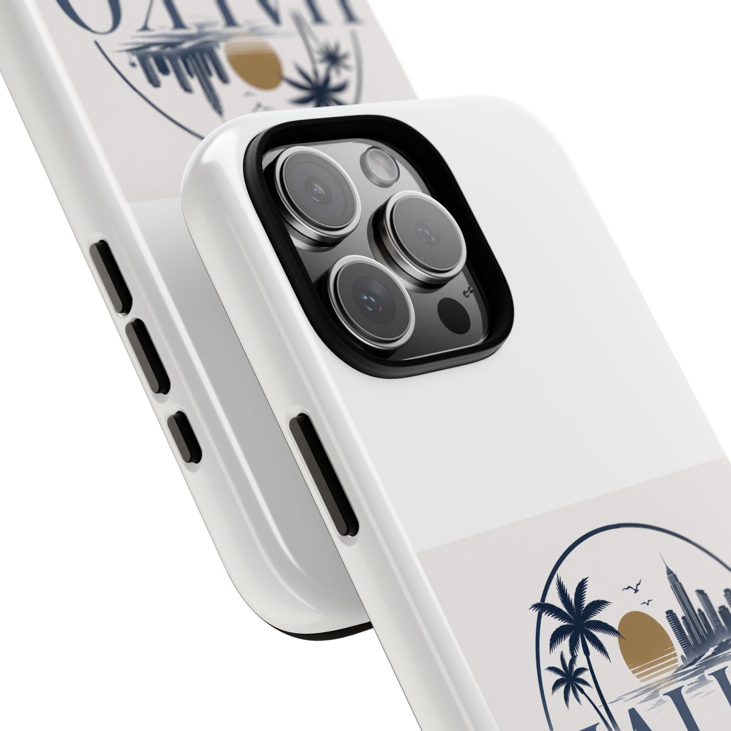 Halko Beach Skyline Phone Case — Sunset Palm Tropical Protective Cover