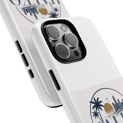 Halko Beach Skyline Phone Case — Sunset Palm Tropical Protective Cover