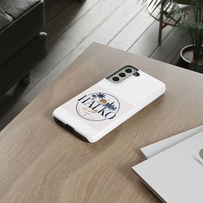 Halko Beach Skyline Phone Case — Sunset Palm Tropical Protective Cover