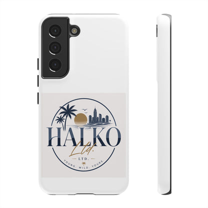 Halko Beach Skyline Phone Case — Sunset Palm Tropical Protective Cover