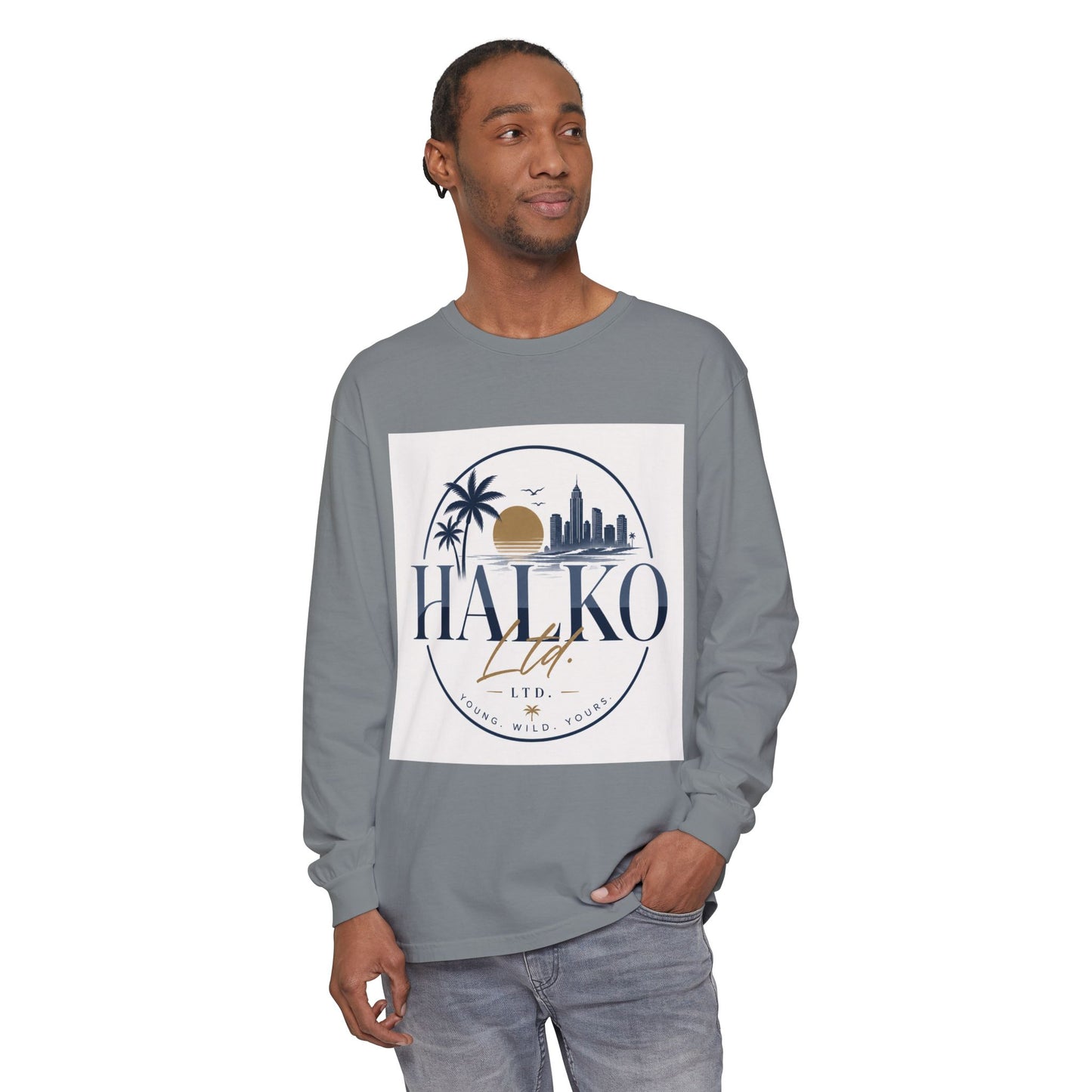 Halko Coastal Logo Long Sleeve Tee