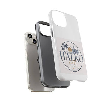 Halko Beach Skyline Phone Case — Sunset Palm Tropical Protective Cover