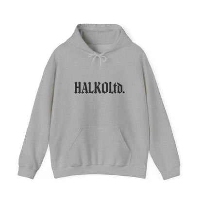 HalkoLtd. Logo Hoodie — Minimal Gothic Streetwear Pullover