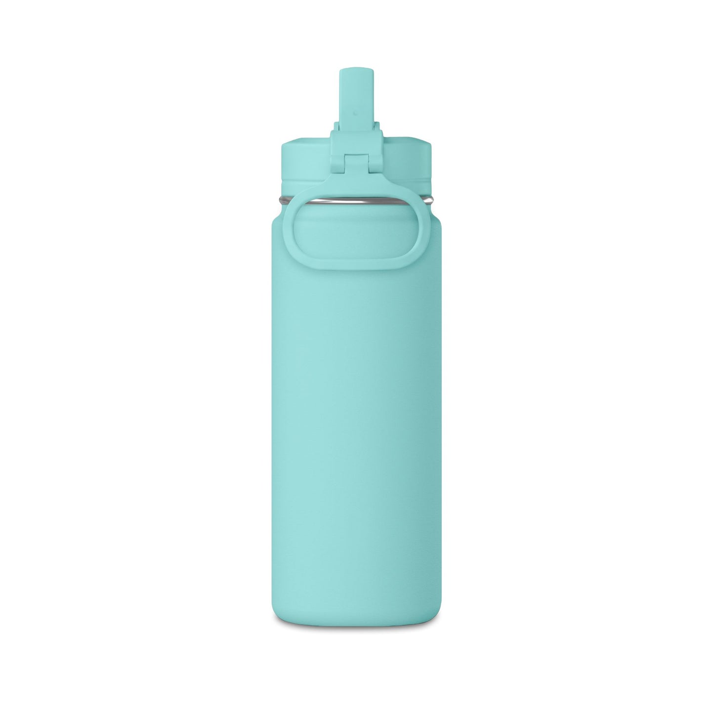 20oz Mini Water Bottle with Straw - Compact Hydration Bottle