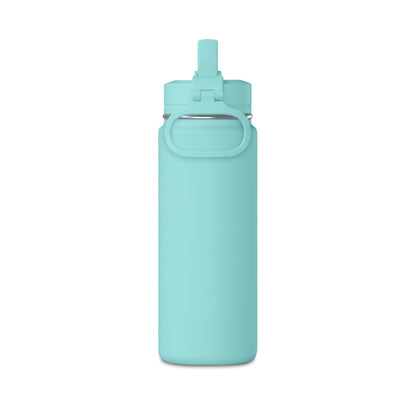 20oz Mini Water Bottle with Straw - Compact Hydration Bottle
