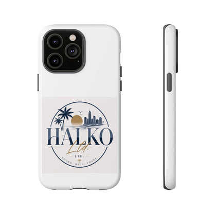Halko Beach Skyline Phone Case — Sunset Palm Tropical Protective Cover