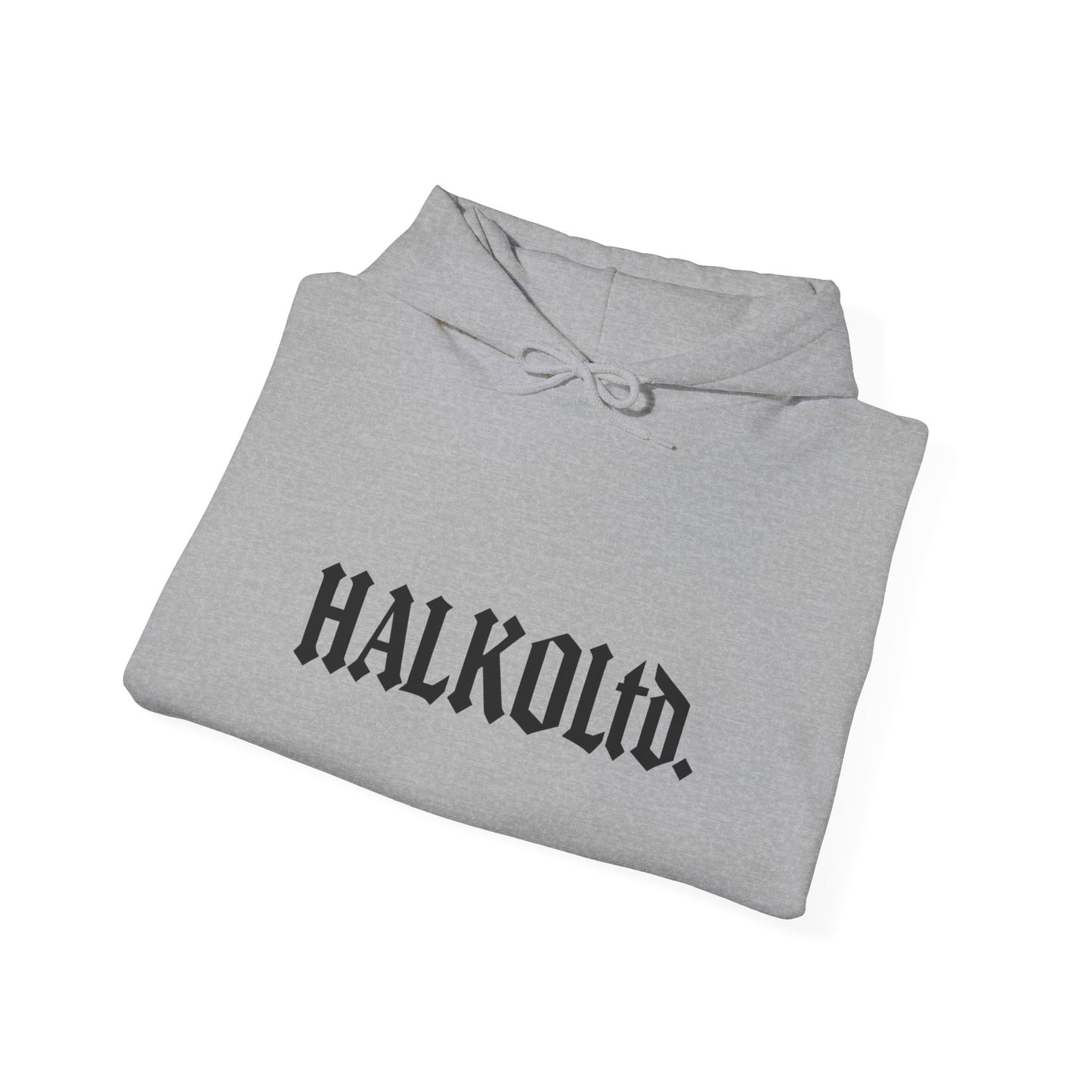 HalkoLtd. Logo Hoodie — Minimal Gothic Streetwear Pullover