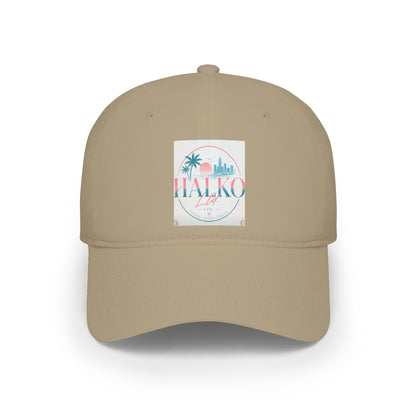 Halko Retro Beach Cap — Vintage Palm Tree Baseball Hat