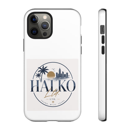 Halko Beach Skyline Phone Case — Sunset Palm Tropical Protective Cover