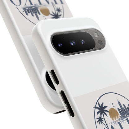 Halko Beach Skyline Phone Case — Sunset Palm Tropical Protective Cover