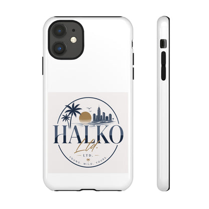 Halko Beach Skyline Phone Case — Sunset Palm Tropical Protective Cover