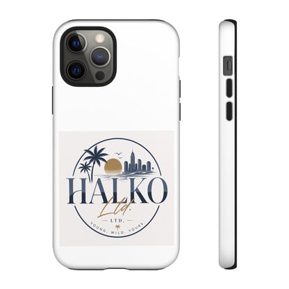 Halko Beach Skyline Phone Case — Sunset Palm Tropical Protective Cover