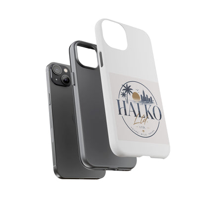 Halko Beach Skyline Phone Case — Sunset Palm Tropical Protective Cover